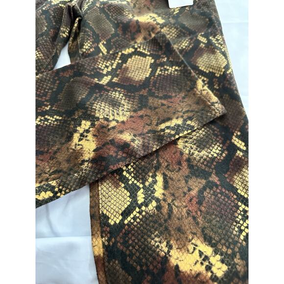 Adriano Goldschmied The Sophia Ankle High Waisted Skinny Snake Print Jeans 27R - Picture 6 of 12